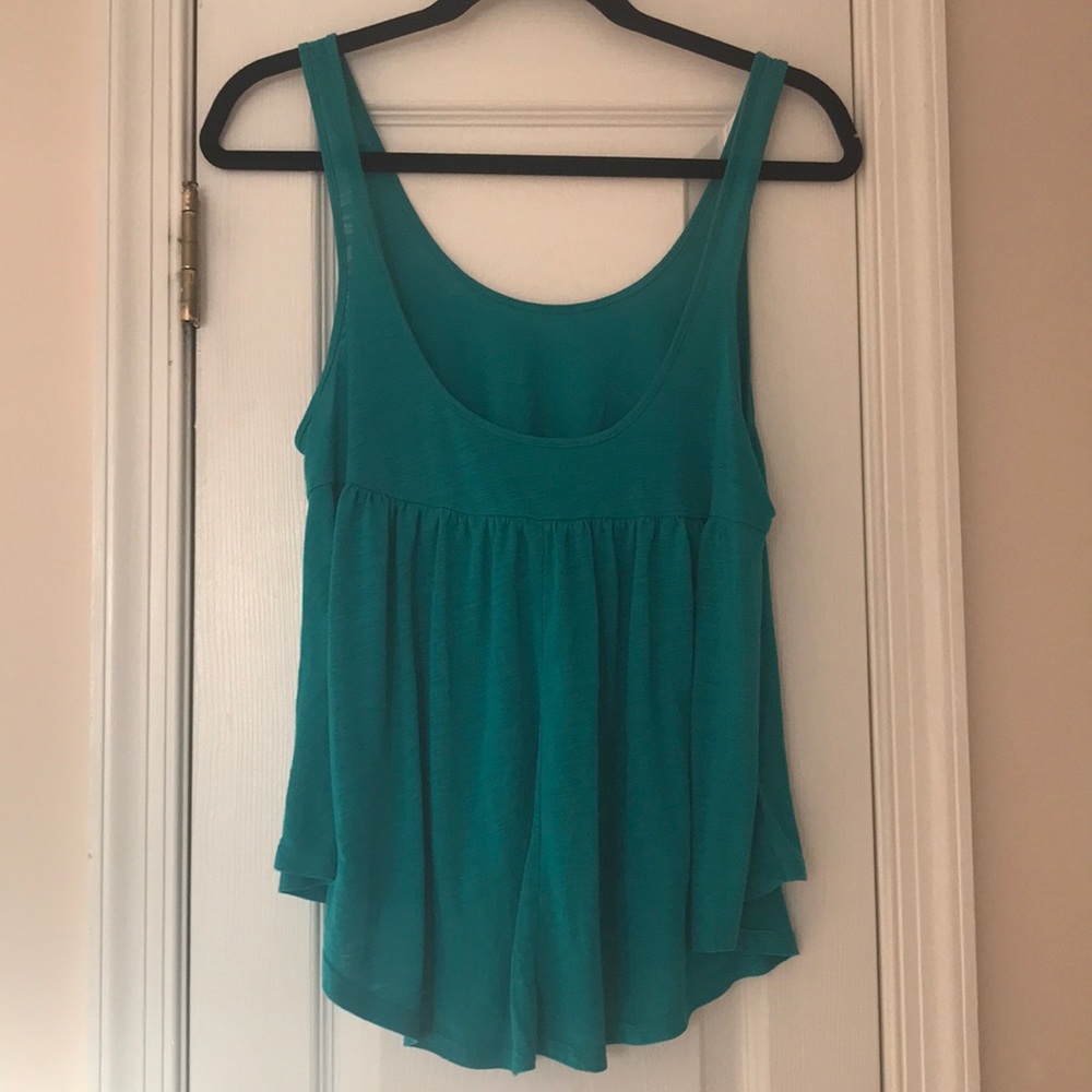 Blue tank top!